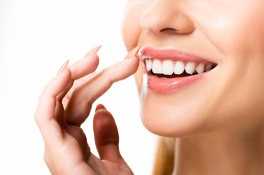 depositphotos 301595616 stock photo partial view woman white teeth